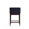 Manhattan Comfort Kingsley Counter Stool in Black and Dark Walnut, PK3 3-CS005-BK - alternate 3